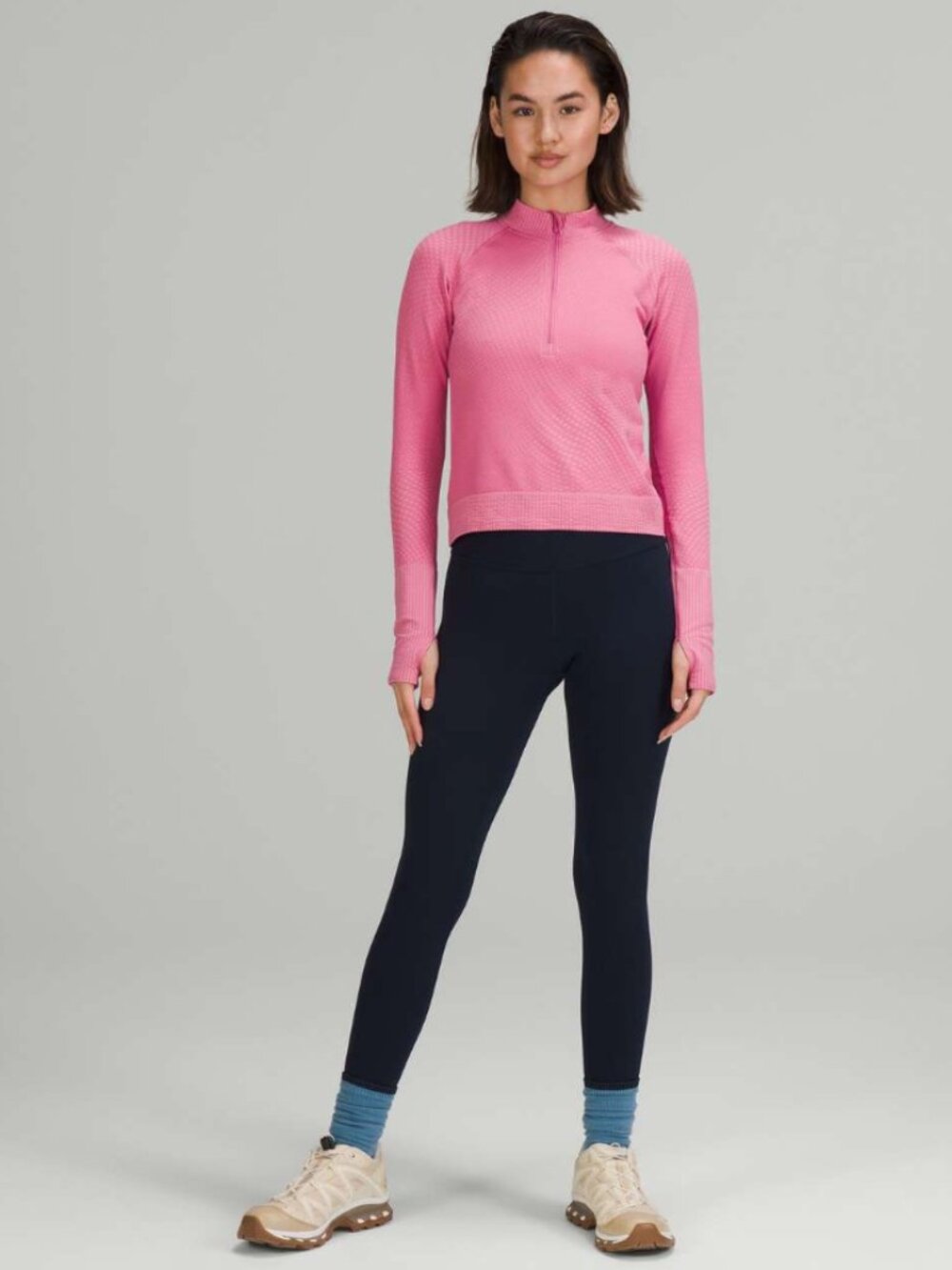 Lululemon Rest Less Cropped Half-Zip